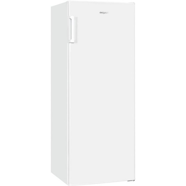 exquisit Gefrierschrank GS230-HE-040D, 142 cm hoch, 55 cm breit, 4*-Gefrierschrank LED-Anzeige & Griff– leicht und bequem öffnen