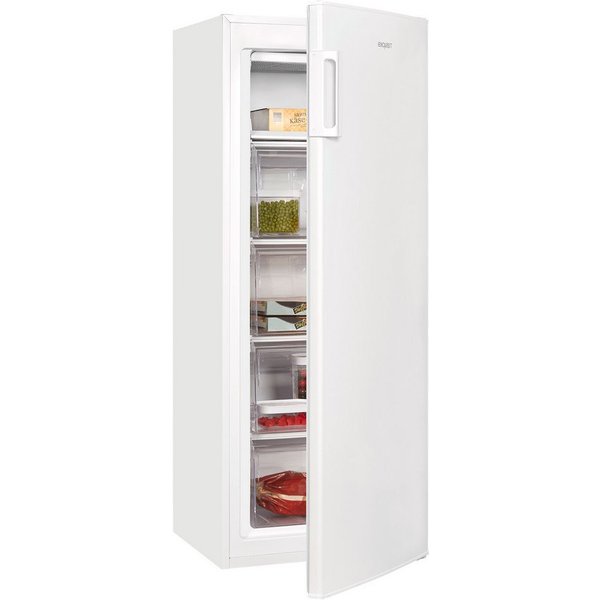 exquisit Gefrierschrank GS5230-H-040E, 142.6 cm hoch, 54.4 cm breit, 4*-Gefrierfach, Türanschlag wechselbar, Höhenverstellbare Füße