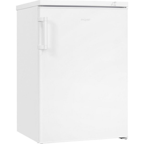 exquisit Gefrierschrank GS81-H-010E, 84,5 cm hoch, 56 cm breit, 4*-Gefrierschrank mit praktischem Griff – leicht & bequem zu öffnen