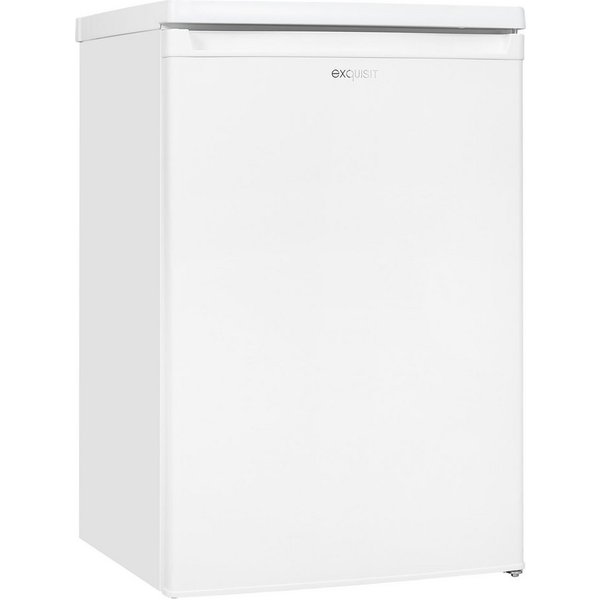exquisit Kühlschrank KS16-4-E-040E weiss, 85,5 cm hoch, 55 cm breit, Flexibler 109 L Kühl-Gefrier-Kombi: stufenlos regulierbar & kompakt