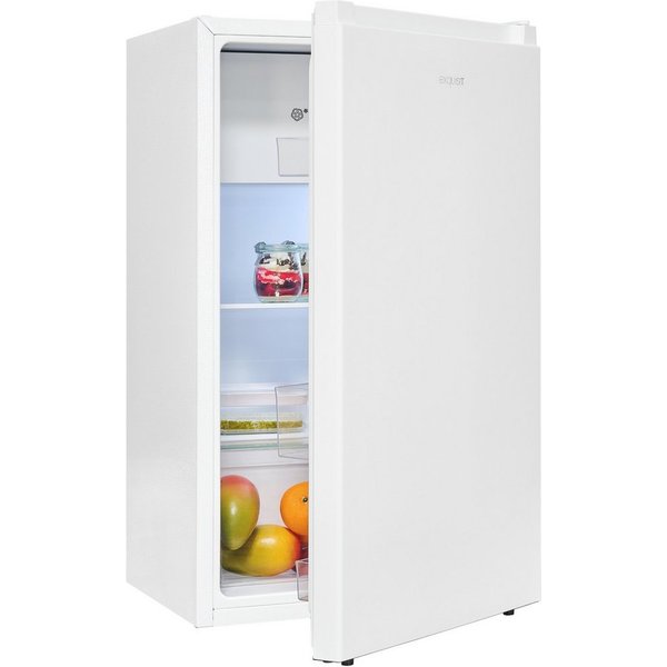 exquisit Kühlschrank KS5117-3-010E, 85 cm hoch, 48 cm breit, 82 Liter, Freistehend, 3-Sterne-Gefrieren, Türanschlag wechselbar