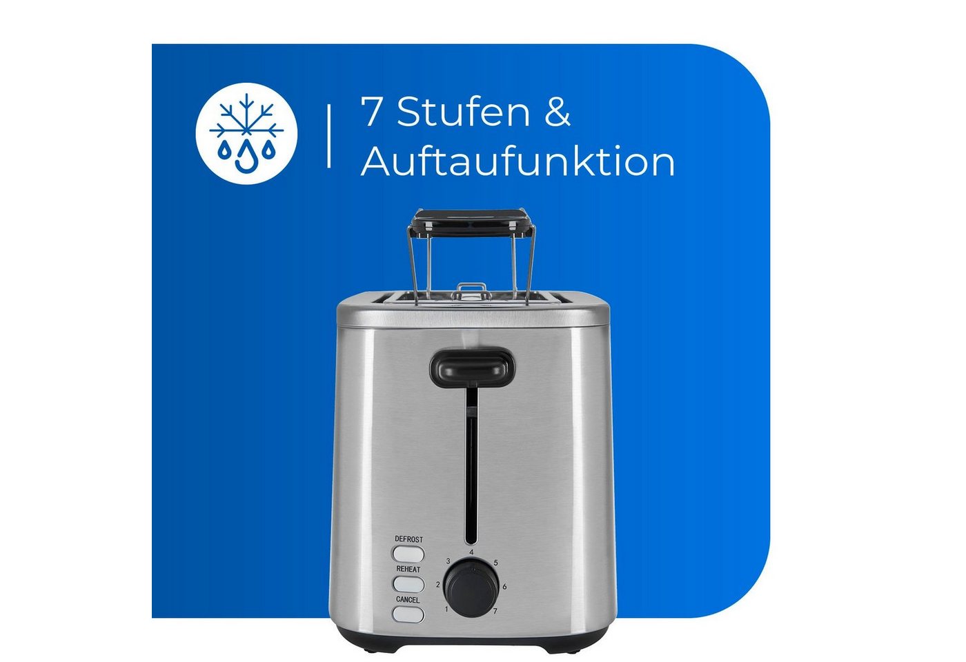 exquisit Toaster TA 6119 isw, 800 W – Bild 5 von 5