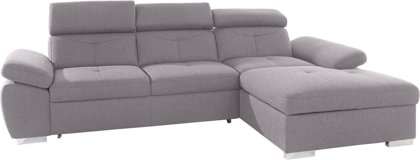 exxpo - sofa fashion Ecksofa Spring, super bequem, mit Armteil- und Kopfteilfunktion, L-Form, wahlweise mit Bettfunktion und Bettkasten – Bild 2 von 5