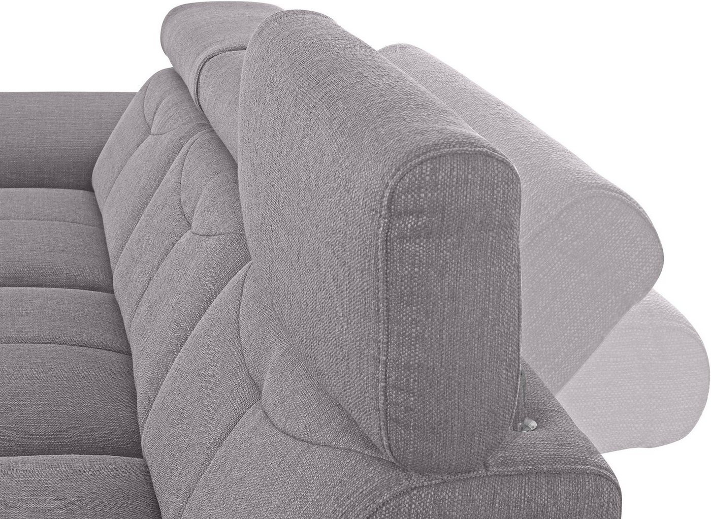 exxpo - sofa fashion Ecksofa Spring, super bequem, mit Armteil- und Kopfteilfunktion, L-Form, wahlweise mit Bettfunktion und Bettkasten – Bild 5 von 5