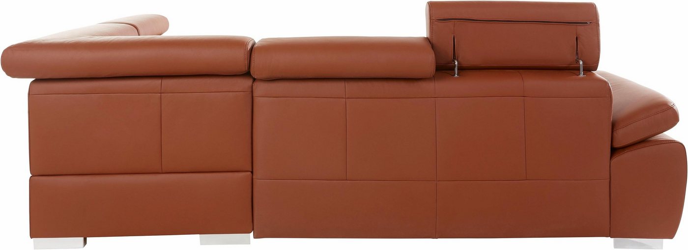 exxpo - sofa fashion Ecksofa Spring, super bequem und komfortabel mit Armteil- und Kopfteilfunktion, wahlweise mit Bettfunktion und Bettkasten, L-Form – Bild 5 von 5