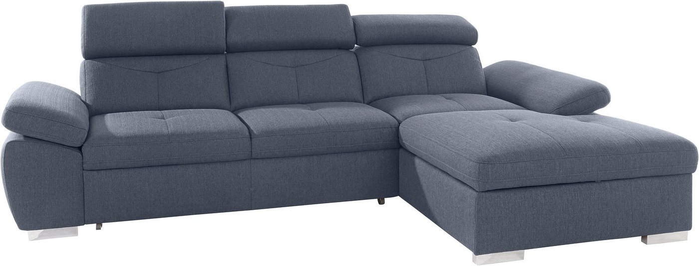 exxpo - sofa fashion Ecksofa Spring, super bequem, mit Armteil- und Kopfteilfunktion, L-Form, wahlweise mit Bettfunktion und Bettkasten – Bild 2 von 5