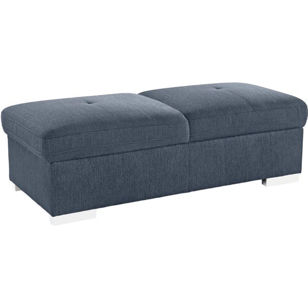 exxpo - sofa fashion Hocker Spring Bankhocker, guter Sitzkomfort und tolle Verarbeitungsdetails, aus Luxus-Microfaser +Simply Clean - für besonders einfache Rei