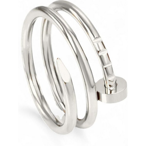 Eyecatcher Fingerring Nagel Ring Silber Gold oder Rosé Handwerker Ring, Nagel Ring, Handwerker Schmuck