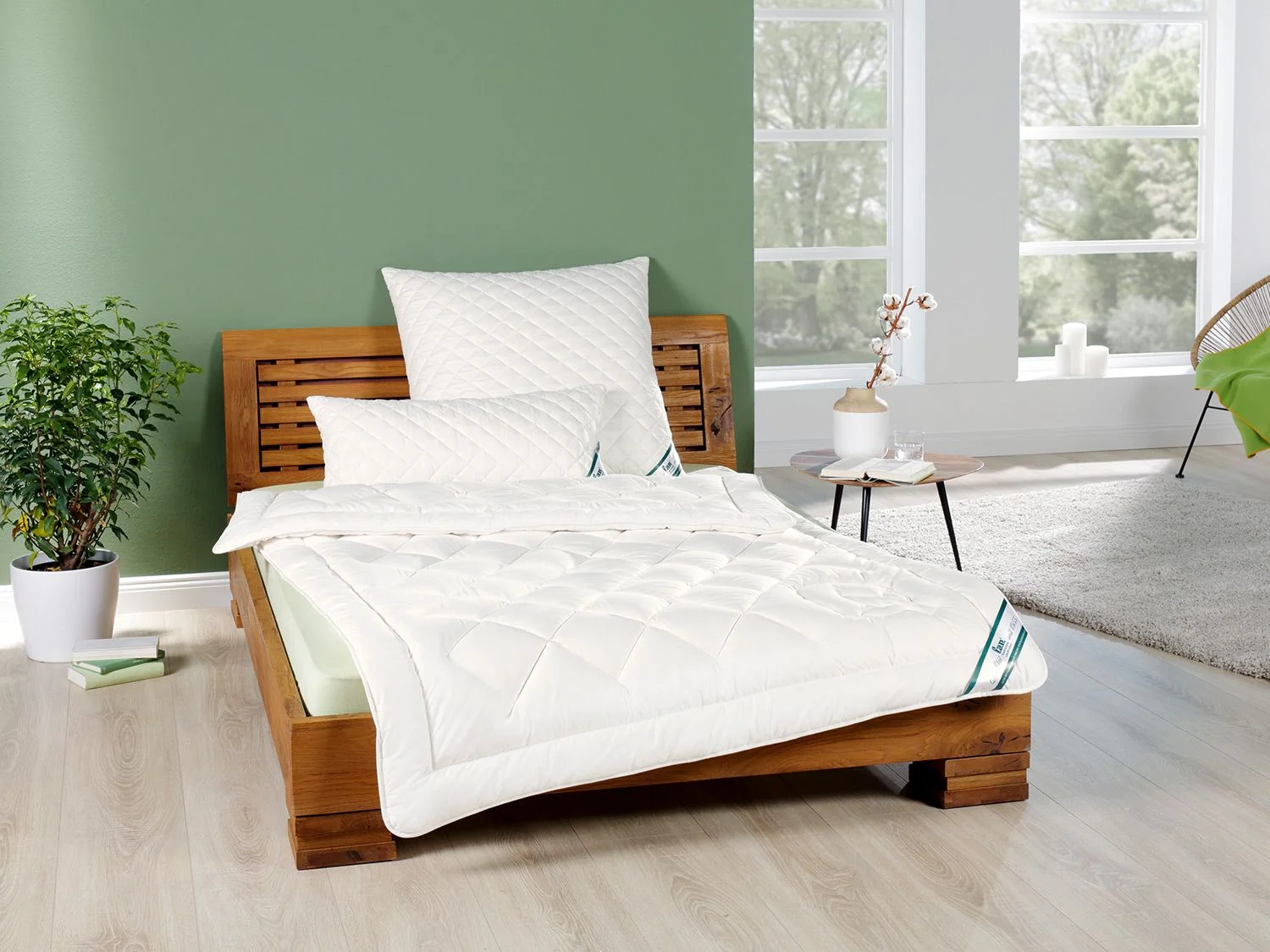 f.a.n. Steppbett kbA Baumwolle, medium (135x200 cm) – Bild 2 von 3