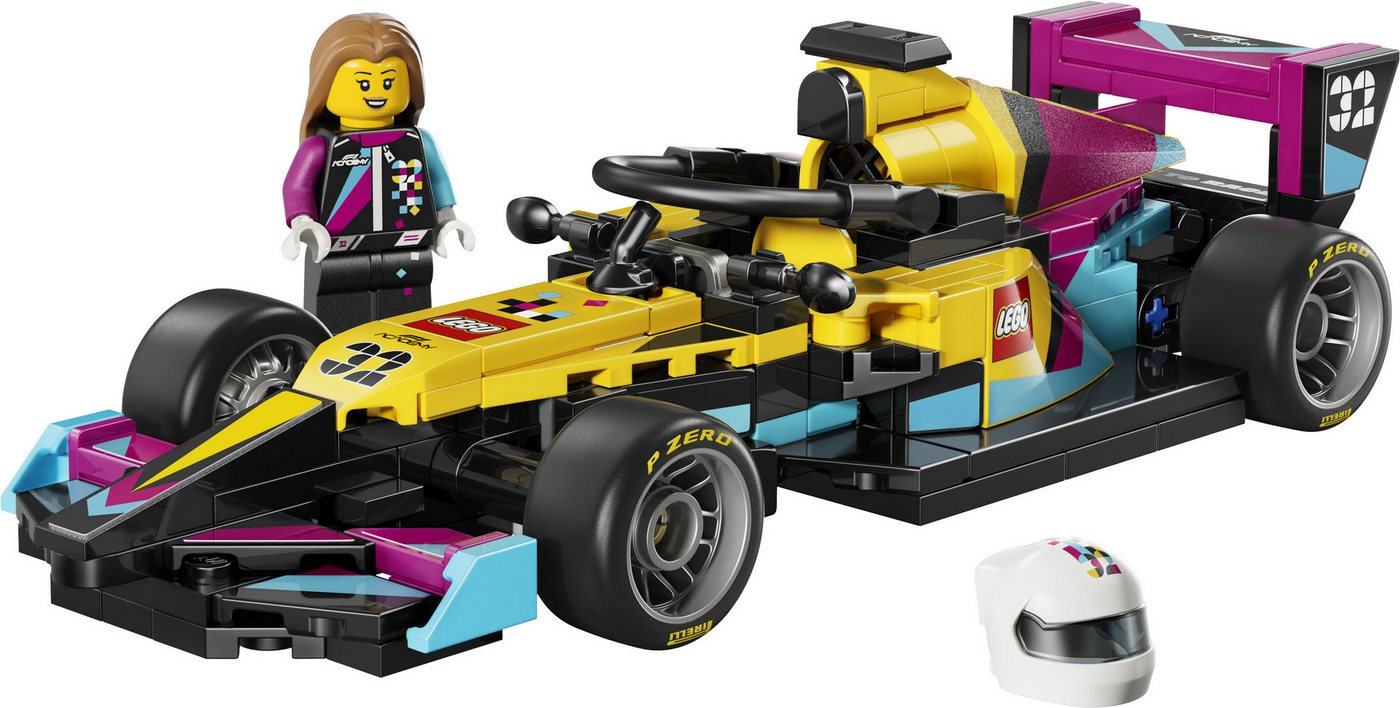 LEGO® F1 ACADEMY LEGO Rennwagen (77258), LEGO Speed Champions Konstruktionsspielsteine, (201 St) – Bild 2 von 5