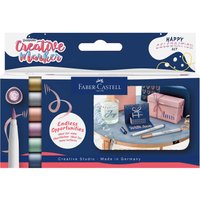 Faber-Castell 6er-Set Goldfaber Creativ-Marker "Happy Celebration" B-Spitze