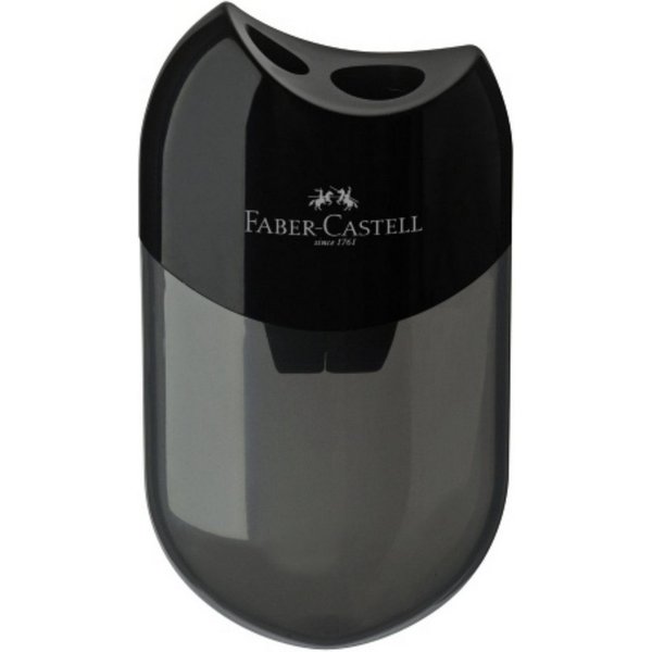 Faber-Castell Anspitzer Doppelspitzdose bis 11mm schwarz