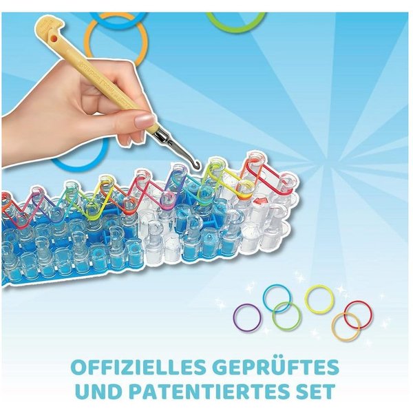 Faber-Castell Bastel-Armband Bastelset Armbänder Rainbow Loom Original