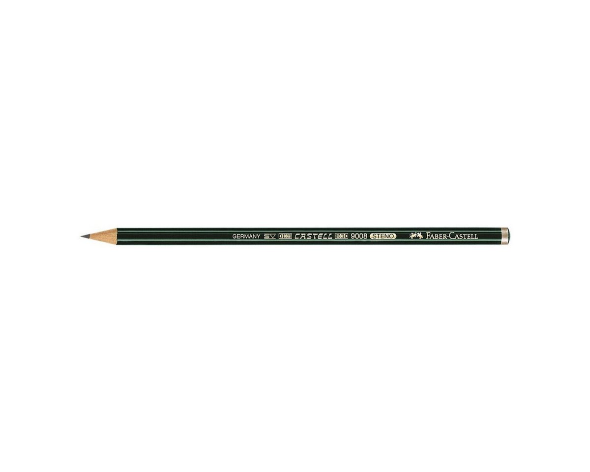 Faber-Castell Bleistift 9008, HB (mittelweich), Rund ohne Radierer – Bild 2 von 2