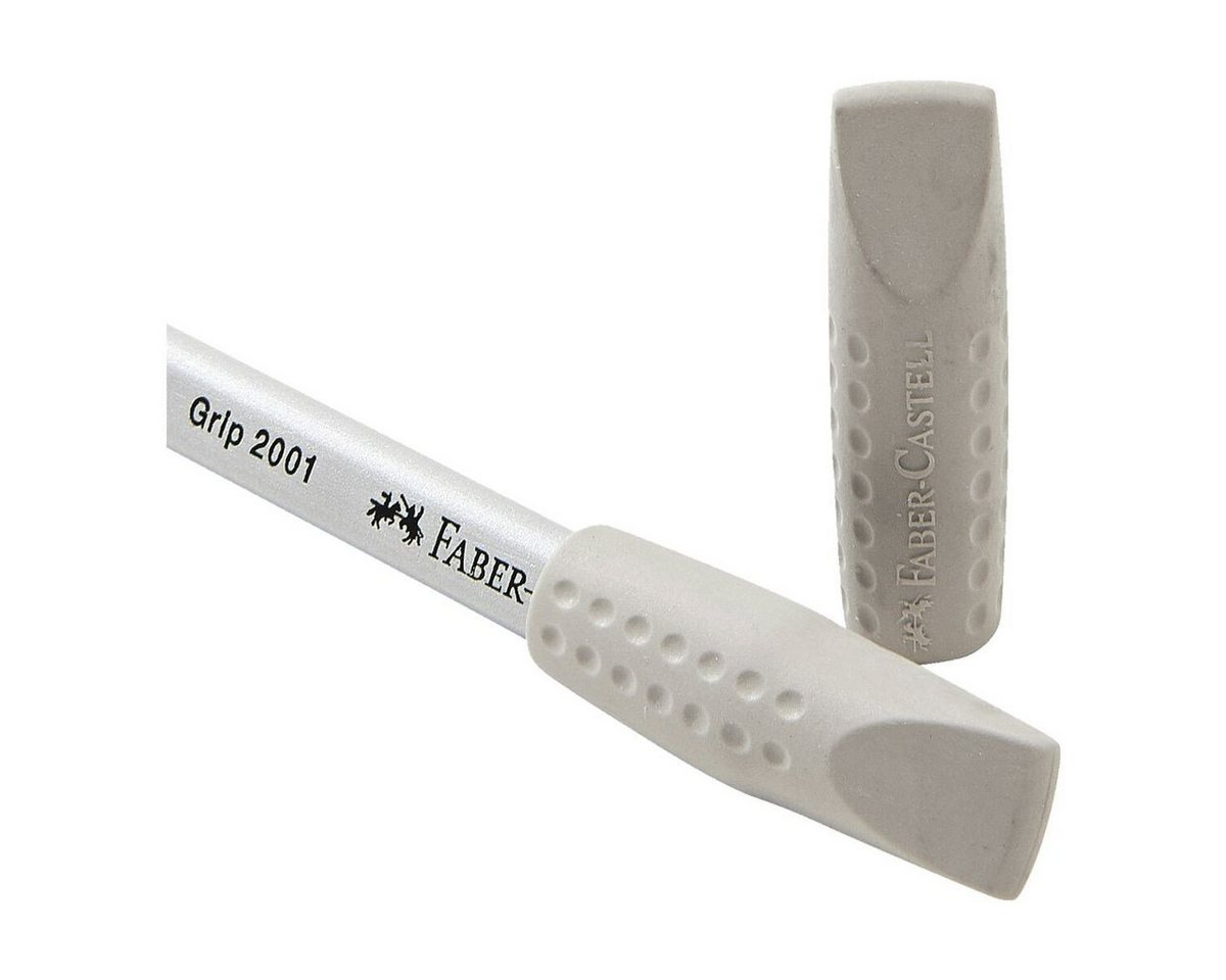 Faber-Castell Bleistift Grip 2001, (15-tlg), Sonderset inkl. Radierkappen und Spitzdose, HB (mittelweich), Dreikant – Bild 5 von 5