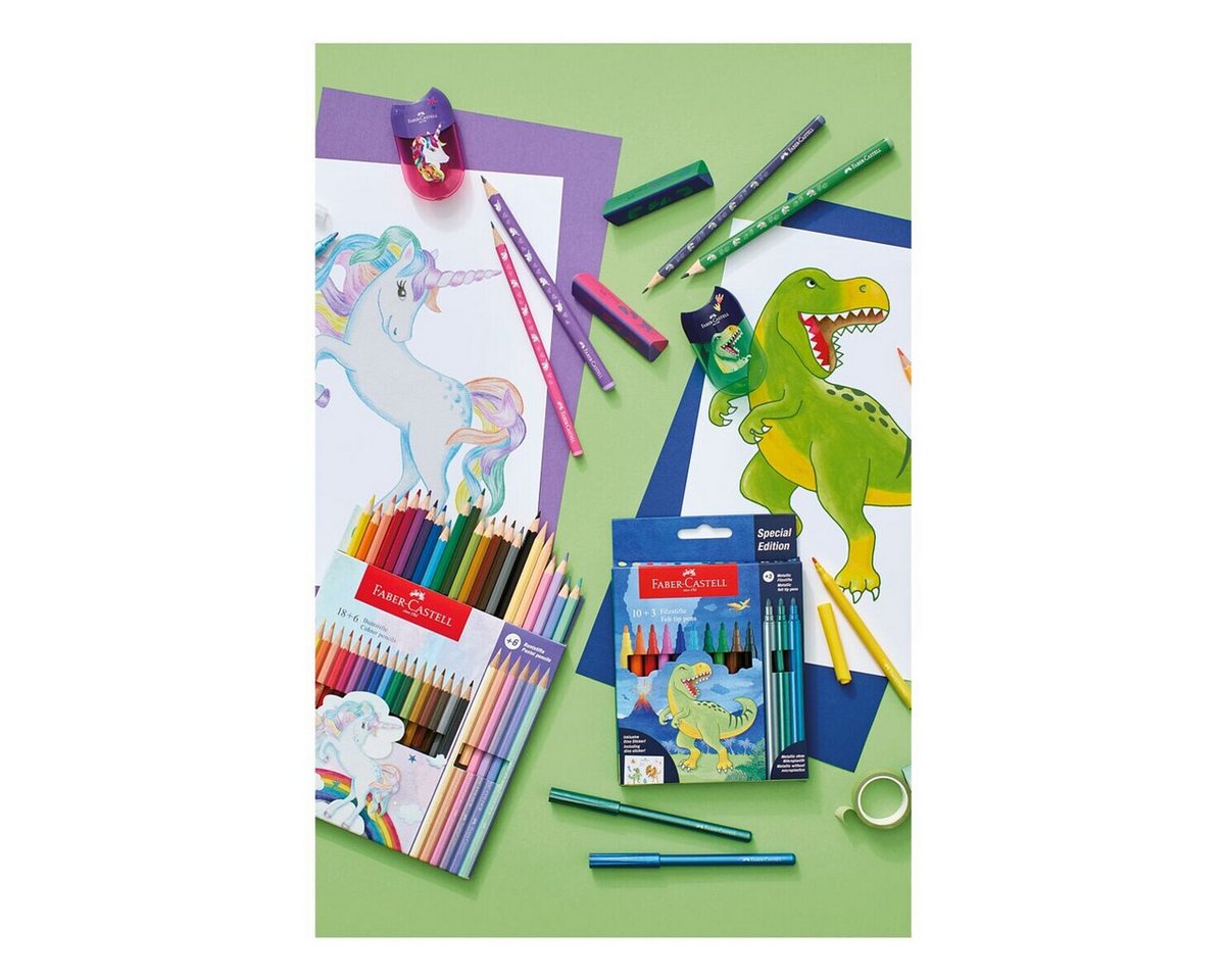 Faber-Castell Buntstift Classic Colour Einhorn Edition, (24-tlg), inkl. Einhorn Sticker – Bild 4 von 4