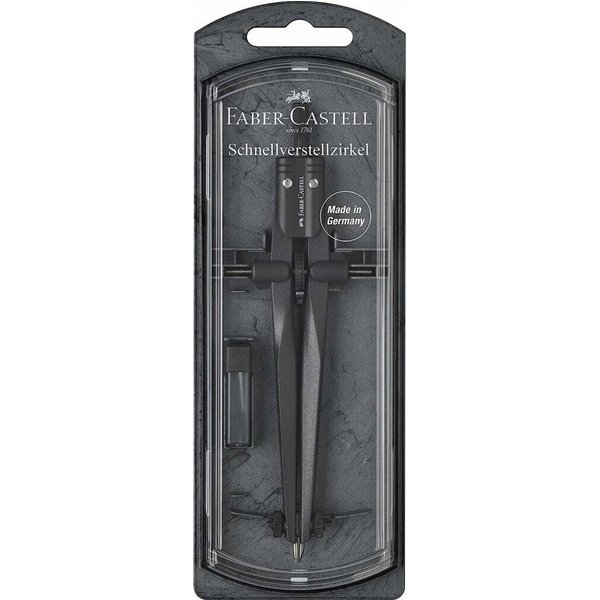 Faber Castell Schnellverstellzirkel "Stream", blackstone