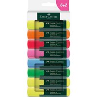 Faber-Castell Textmarker "Textliner 48", 8er-Set, farbsortiert