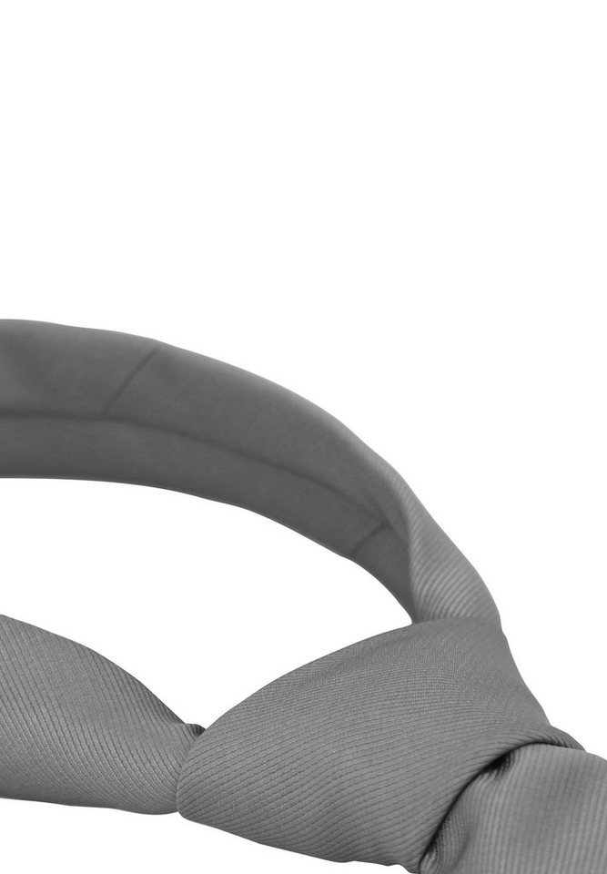 Fabio Farini Krawatte einfarbige Herren Schlips - Unicolor Krawatte in 6cm oder 8cm Breite (1-St., Unifarben) Schmal (6cm), Silber perfekt als Geschenk – Bild 4 von 5