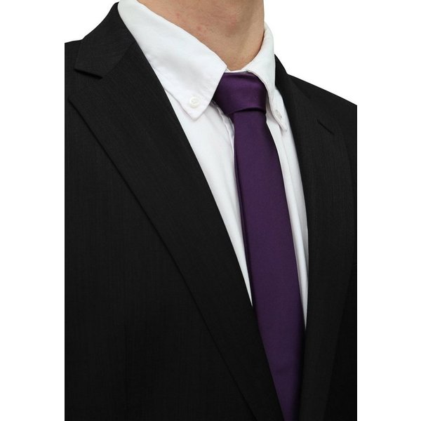 Fabio Farini Krawatte einfarbige Herren Schlips - Unicolor Krawatte in 6cm oder 8cm Breite (1-St., Unifarben) Breit (8cm), Violett perfekt als Geschenk