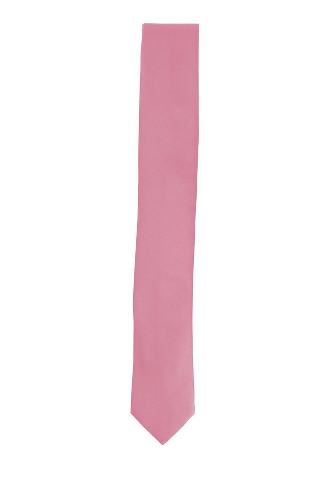 Fabio Farini Krawatte einfarbige Herren Schlips - Unicolor Krawatte in 6cm oder 8cm Breite (1-St., Unifarben) Schmal (6cm), Rosa perfekt als Geschenk – Bild 2 von 5