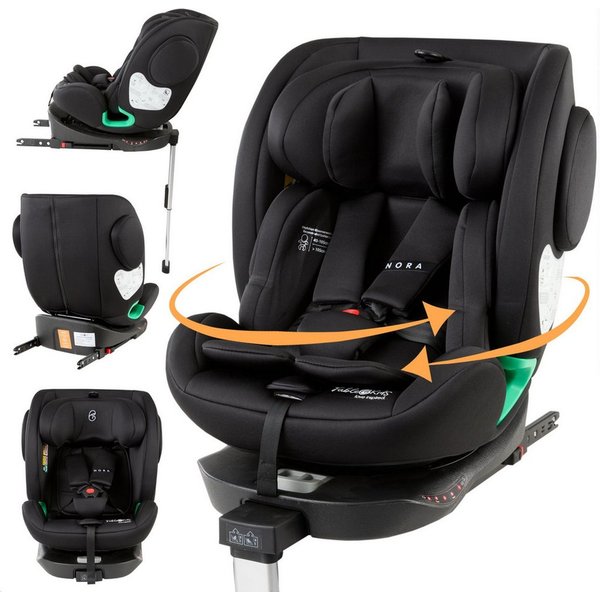 FableKids Autokindersitz Autositz Kinderautositz 360° drehbar Isofix 40-150 cm, ab: Geburt, bis: ca. 12 Jahre, ab: 40 cm, bis: 150 cm