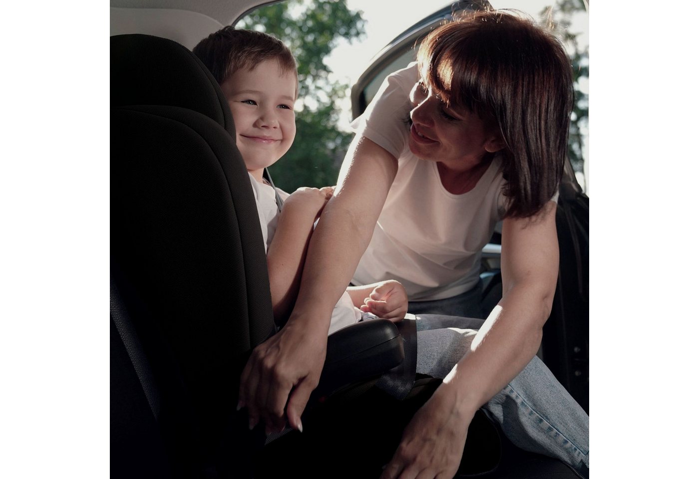 FableKids Autokindersitz Autositz Kinderautositz 360° drehbar Isofix 40-150 cm, ab: Geburt, bis: ca. 12 Jahre, ab: 40 cm, bis: 150 cm – Bild 2 von 5