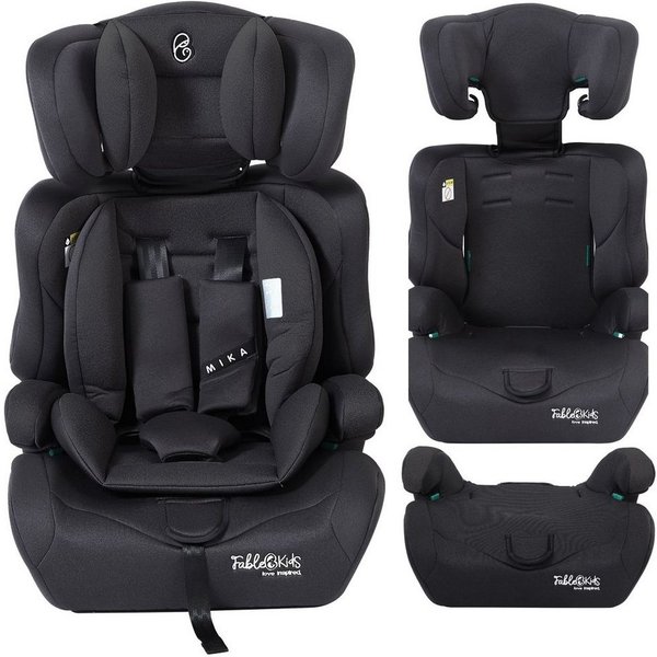 FableKids Autokindersitz Sitzerhöhung i-Size 76–150 cm, vorwärtsgerichtet, 3-Punkt-Gurt, ab: 15 Monaten, bis: 12 Jahre, Pflegeleicht: Bezug abnehmbar und waschb