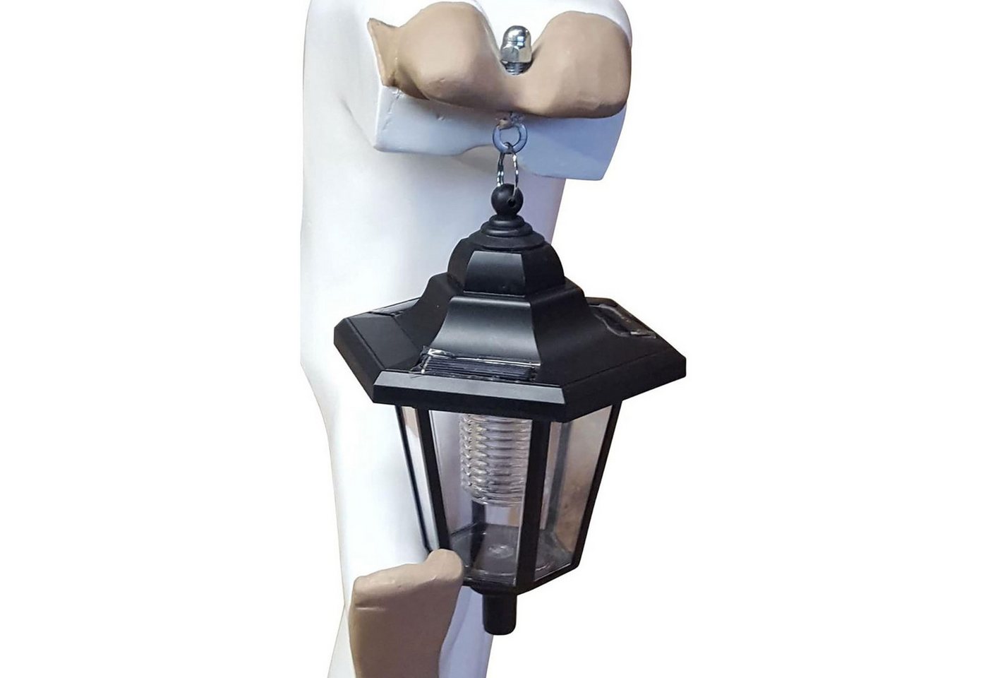 Fachhandel Plus LED Solarleuchte Ersatzlaterne Solar LED für Gartenfiguren und Dekofiguren, Dämmerungssensor für automatisches Ein- und Ausschalten, LED fest in – Bild 3 von 4