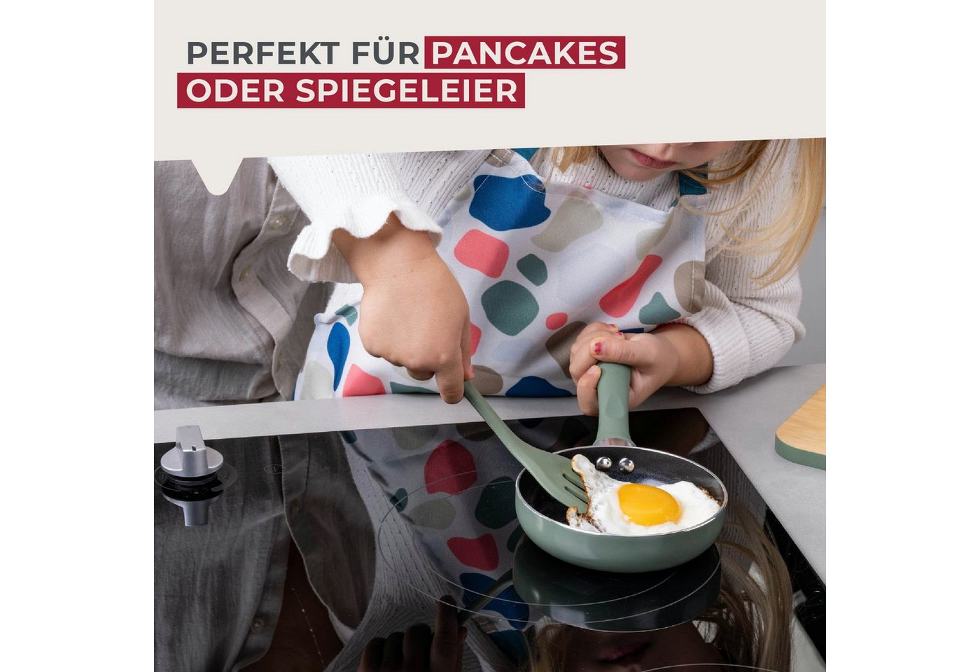 FACKELMANN Bratpfanne Mini Pfanne, Pancake-Pfanne, Spiegeleierpfanne, Ø12 cm – Bild 4 von 5