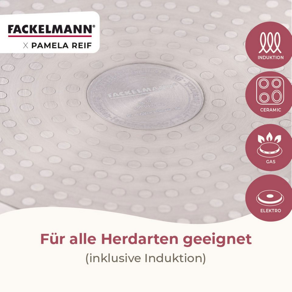 FACKELMANN Bratpfanne Pfanne, Antihaft-Pfanne, Kochgeschirr, Aluminium-Pfanne – Bild 4 von 5