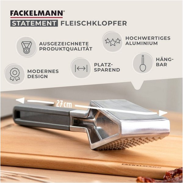FACKELMANN Fleischklopfer Fleischklopfer, Fleischhammer, Schnitzelklopfer, Küchenhelfer