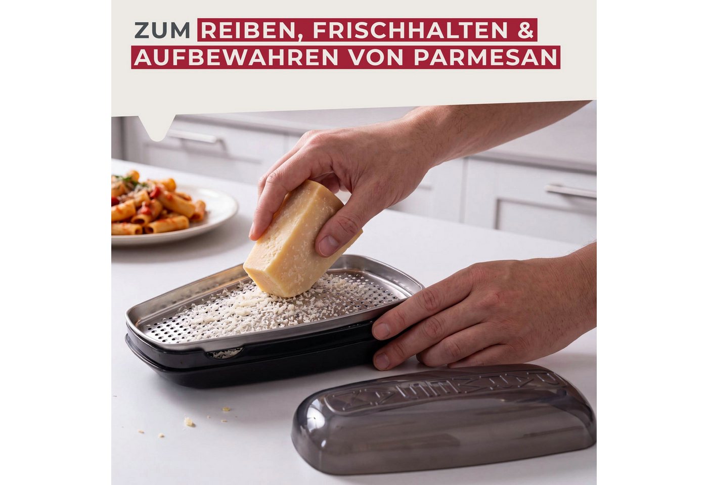 FACKELMANN Käsereibe Parmesanreibe – Bild 3 von 5