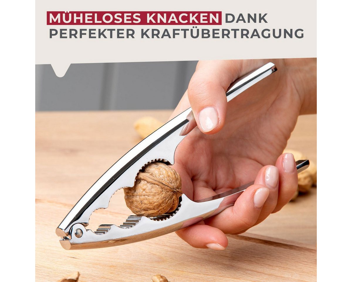 FACKELMANN Nussknacker aus verchromten Zink 17cm – Bild 3 von 5