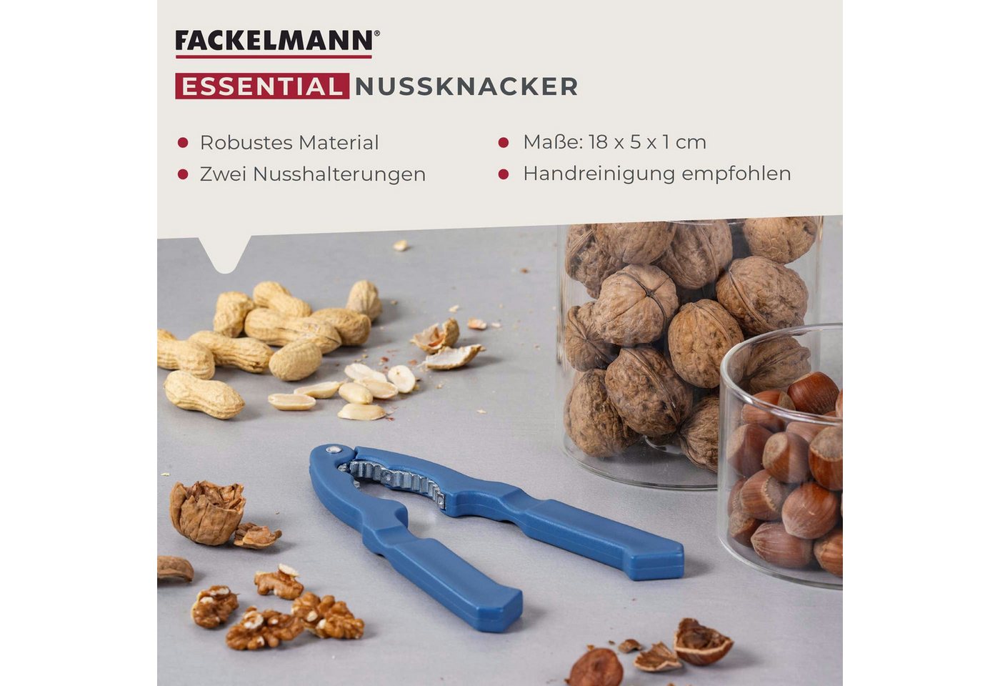 FACKELMANN Nussknacker Nusszange, Nussöffner – Bild 3 von 5