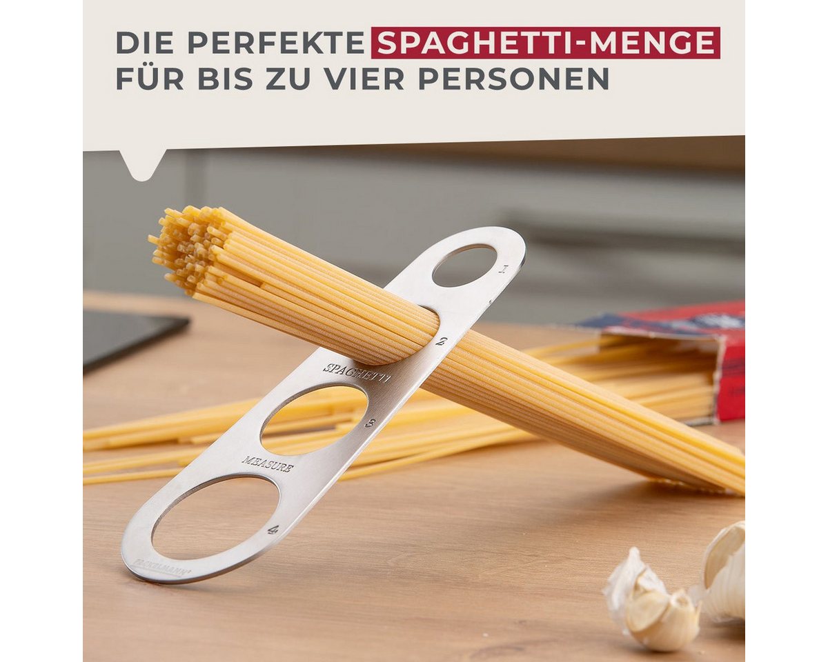FACKELMANN Teigportionierer Spaghettimaß, Pasta-Portionierer, Nudelmessgerät, Edelstahl – Bild 4 von 5