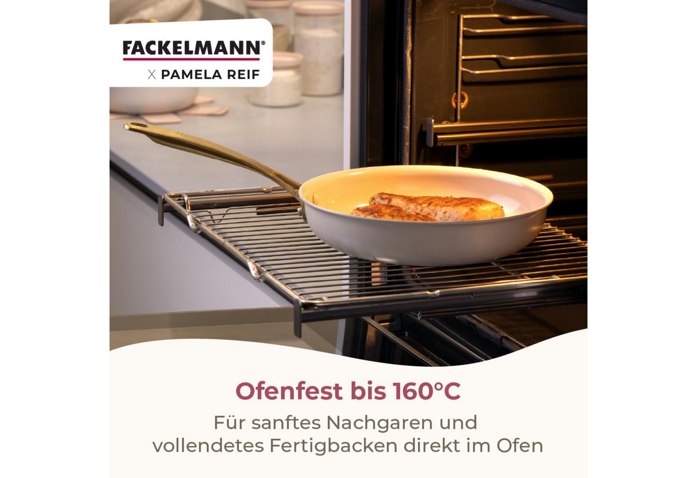 FACKELMANN Topf-Set Topf- und Pfannen-Set, Kochgeschirr, Aluminium, Keramikbeschichtung – Bild 5 von 5