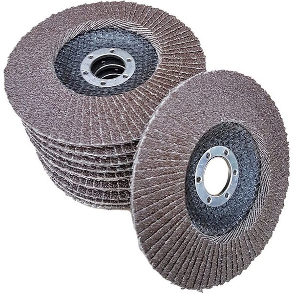 Rostio Fächerscheibe 10 Stück Rostio Fächerscheibe ø 125mm Stahl & Metall braun, Ø 125,00 mm