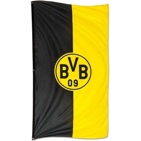 BVB Fahne BVB-Hissfahne im Hochformat (100x200 cm)