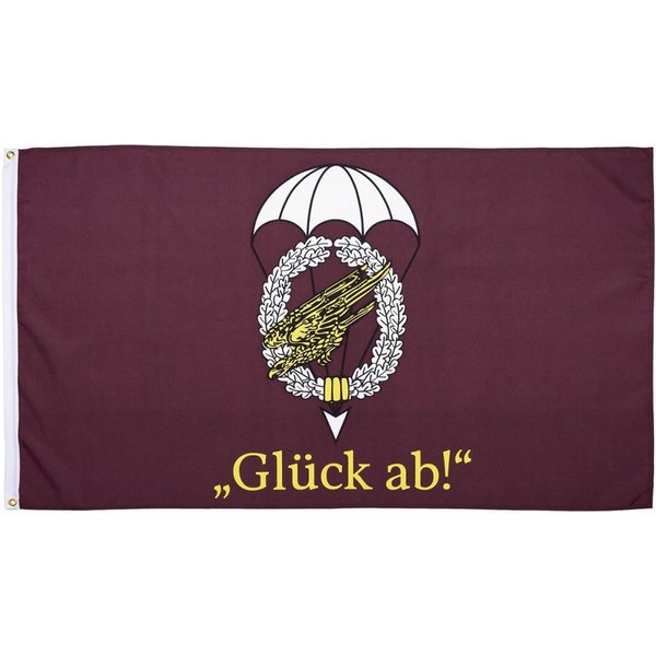 MFH Fahne MFH Fallschirmjäger Fahne 90 x 150 cm aus Polyester.