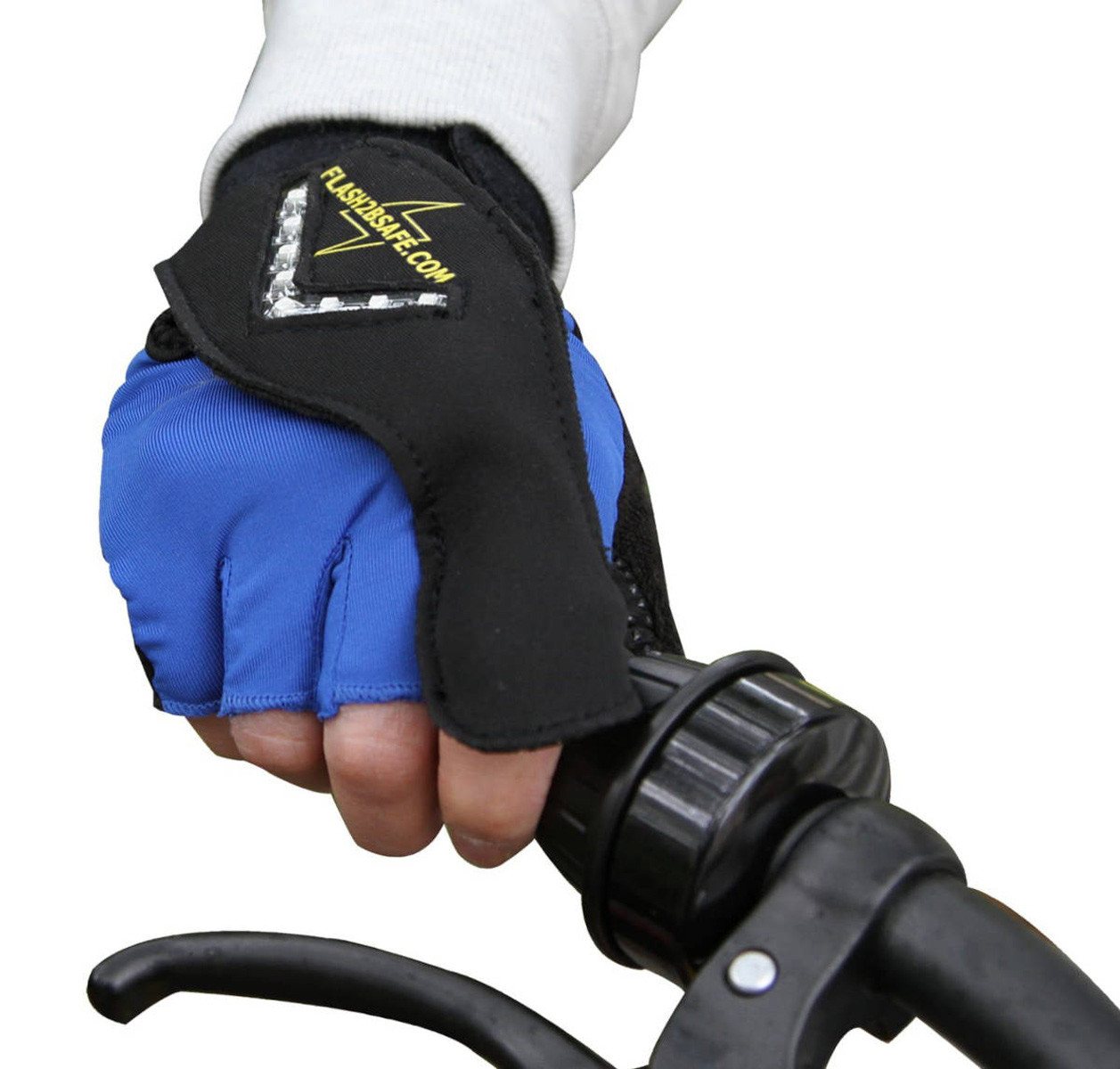 flash2besafe Fahrradhandschuhe Flash2besafe Der Original Hand-Blinker fürs Fahrrad – Bild 5 von 5
