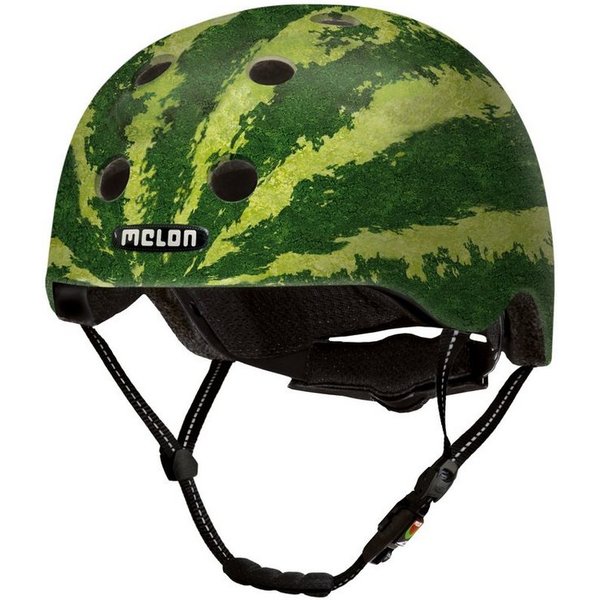 Melon Fahrradhelm Real Melon (matte), super leicht, Magnetverschluss, größenverstellbar, mehr als 50 Designs