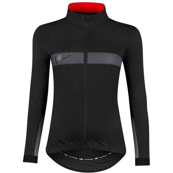 FORCE Fahrradjacke Jacke FORCE BRIGHT LADY Herst schwarz 0 °C bis +10 °C %%%