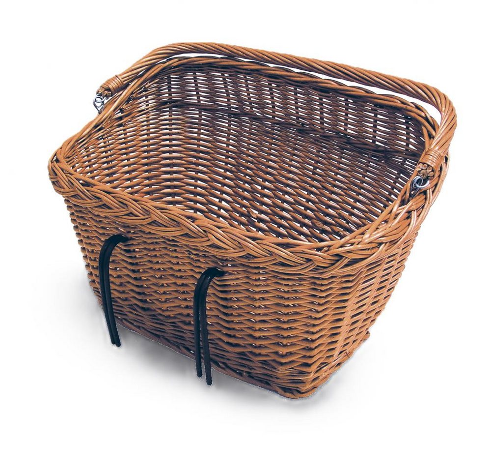 Basil Fahrradkorb Basil Dublin Weidenkorb - abnehmbar, Natur, bis 5 kg – Bild 2 von 3