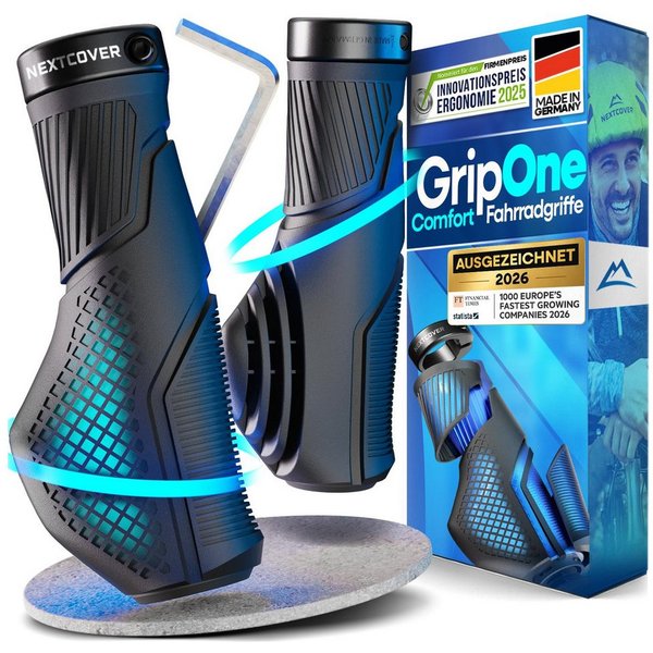 Nextcover Fahrradlenkergriff NEXTCOVER® Fahrradgriffe ergonomisch mit [Comfort-Grip-Technologie]