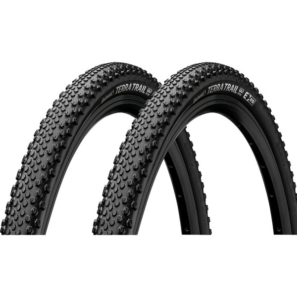 CONTINENTAL Fahrradreifen 2x Continental Terra Trail ShieldWall 35-622 Faltreifen 28x1.35, Tubeless Ready