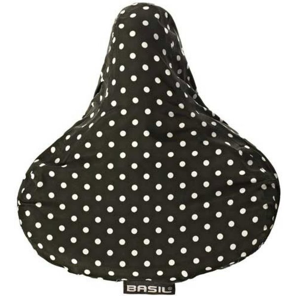 Basil Fahrradsattel Basil Sattelbezug KATHARINA black dots
