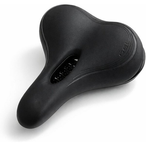crivit Fahrradsattel Crivit Fahrradsatte, optimale Druckverteilung City-Gel (Einzelartikel, 1-tlg), Gel Komfort extra bequem