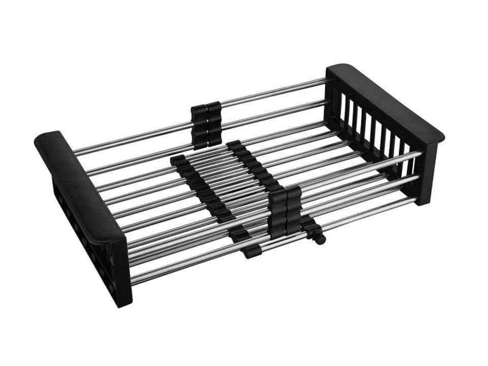 Faizee Möbel Edelstahlspüle Edelstahlspüle 50,5x55+Spülkorb(Armatur wählbar) Küchenspülbecken – Bild 4 von 5