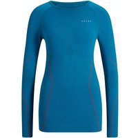 FALKE Damen Langarmshirt Maximum Warm, Größe XS in Blau